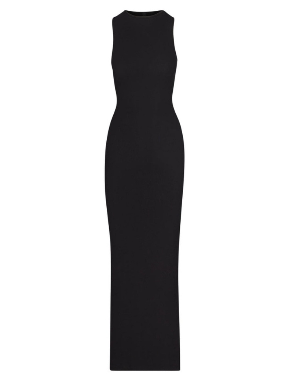 SKIMS Soft Lounge Sleeveless Tank Style Long Dress in Black Onyx Size: M
